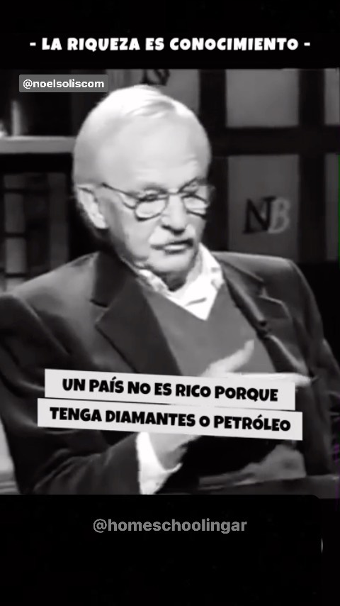 La educación es riqueza.