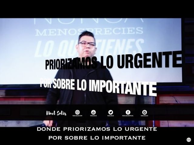 Lo urgente por sobre lo importante